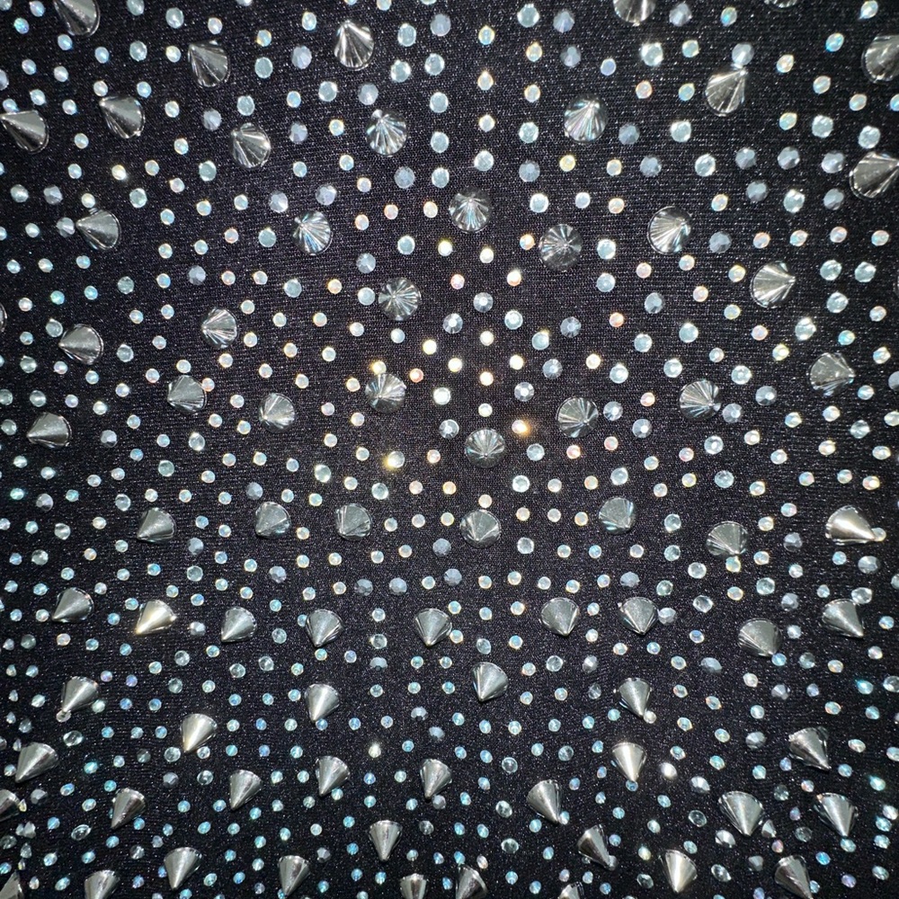 🖤✨ Akira Rhinestone Studded Bodysuit – Size L – NWOT - Picture 4 of 6